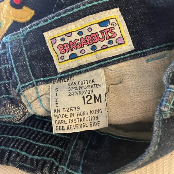 Vintage Boys Jeans, Bragabouts, size 12 months - Picture 5 of 8